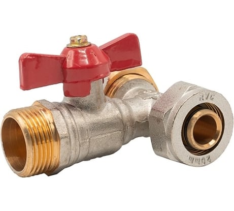 МП Шаровой кран тройник Rvc 20x3/4 ш х 20 17140