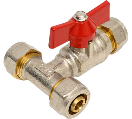 МП Шаровой кран тройник Rvc 16x16x16 17134