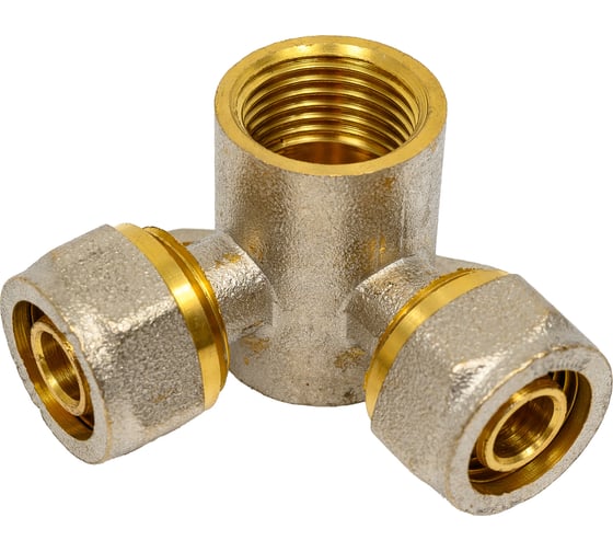 МП Тройник Rvc угловой 16x1/2 гх16 с креплением 00732