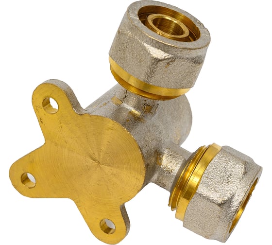 МП Тройник Rvc угловой 16x1/2 гх16 с креплением 00732