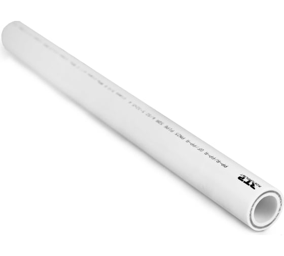 Труба ppr армированная алюминием RTP 90x15,0, pn25, 4м,белый, 32817 1