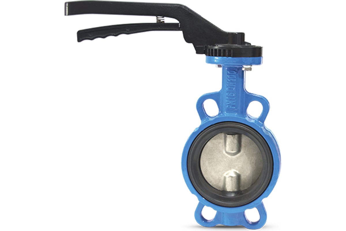 Дисковый поворотный затвор FAF 3550 ду150 ру16 чугунный nbr с ручкой ...