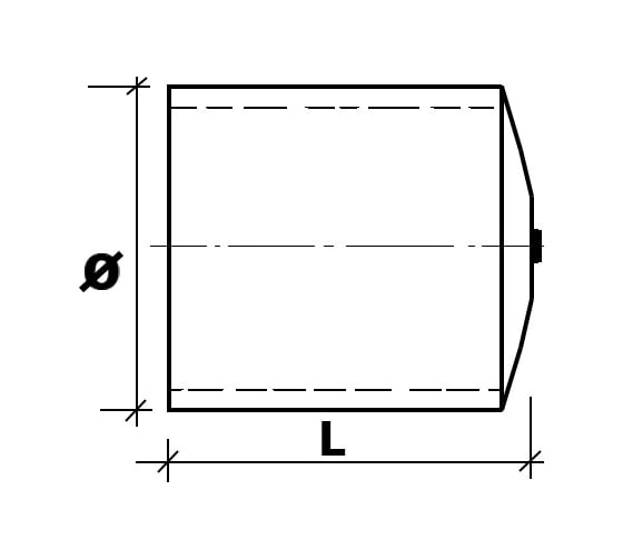 Литая заглушка SABfuse PE100 PN16 D110 802316110