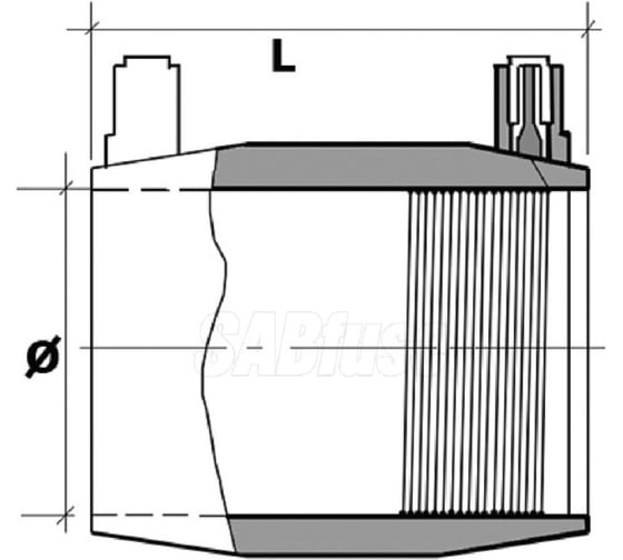 Электросварная муфта SABfuse PN16 SDR11 PE100 D225 8028225000