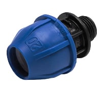 ПНД Муфта Rvc наружная резьба 63x2 13407