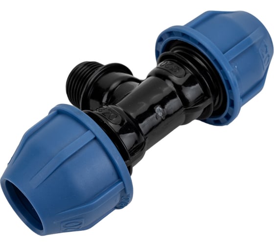 ПНД Тройник Rvc наружная резьба 20x1/2'' UNIO/ 12594