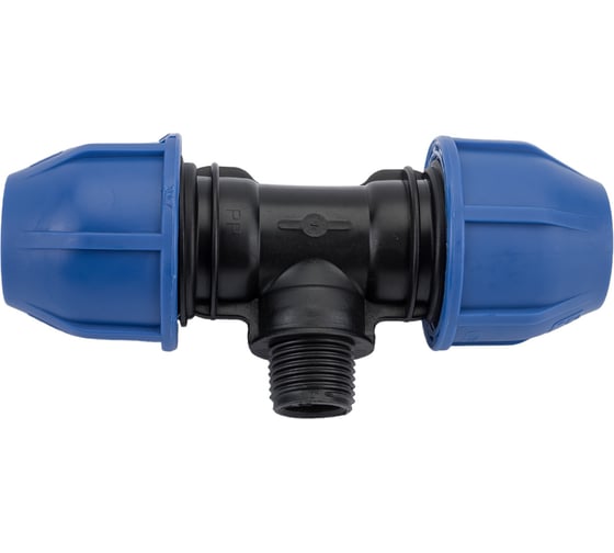 ПНД Тройник Rvc наружная резьба 25x1/2'' UNIO/ 12596