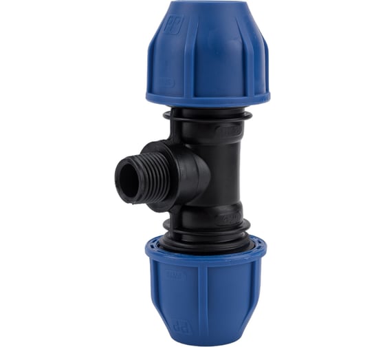 ПНД Тройник Rvc наружная резьба 25x1/2'' UNIO/ 12596