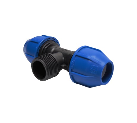 ПНД Тройник Rvc наружная резьба 20x3/4'' UNIO/ 12595