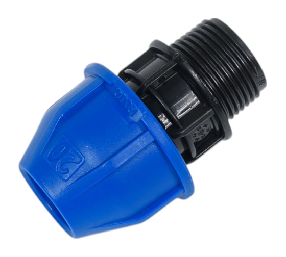 ПНД Муфта Rvc наружная резьба 20x3/4 UNIO/ 12552