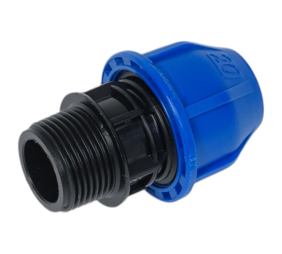 ПНД Муфта Rvc наружная резьба 20x3/4 UNIO/ 12552