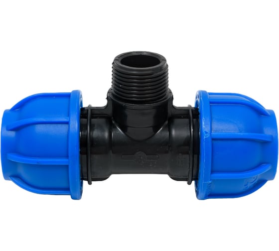 ПНД Тройник Rvc наружная резьба 25x3/4'' UNIO/ 12597