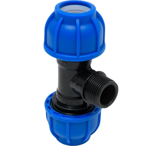 ПНД Тройник Rvc наружная резьба 25x3/4'' UNIO/ 12597