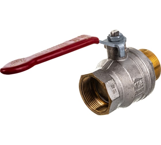 Шаровой кран RuB, 1 1/2" DN40 PN40, ВР-НР, серия MILANO (S.90), ручка S90H20