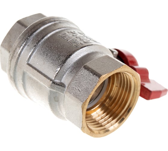 Шаровой кран RuB, 1" DN25 PN40, ВР-ВР, серия MILANO (S.90), бабочка S90F16