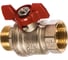 Шаровой кран RuB, 1" DN25 PN40, ВР-НР, серия MILANO (S.90), бабочка S90F26 1