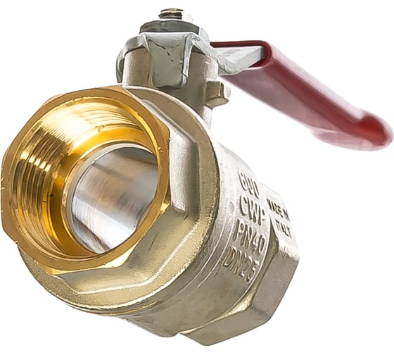 Шаровой кран RuB, 1" DN25 PN40, ВР-ВР, серия MILANO (S.90), ручка S90F00