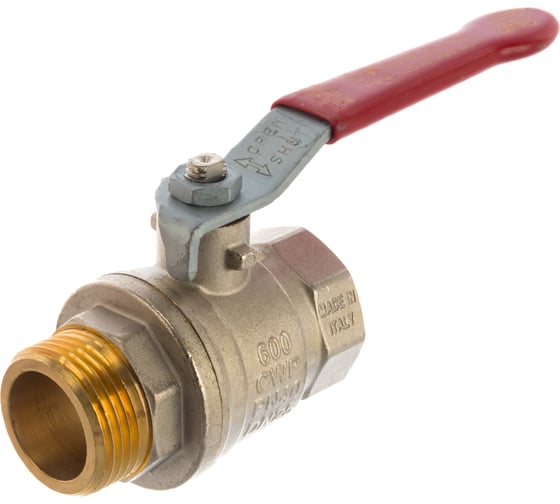 Шаровой кран RuB, 1" DN25 PN40, ВР-НР, серия MILANO (S.90), ручка S90F20