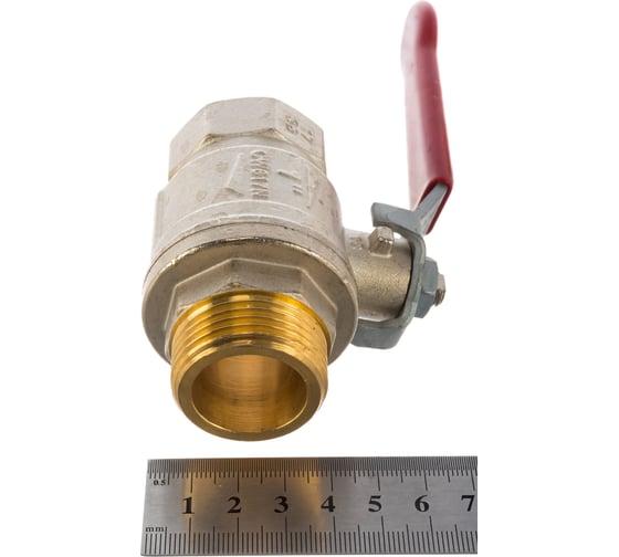Шаровой кран RuB, 1" DN25 PN40, ВР-НР, серия MILANO (S.90), ручка S90F20