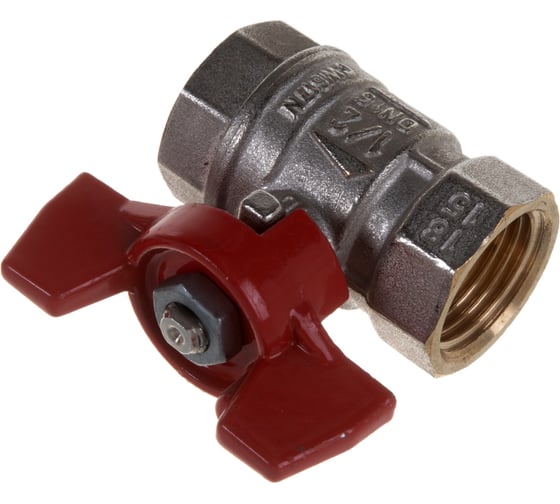 Шаровой кран RuB, 1/2" DN15 PN30, ВР-ВР, серия VENEZIA (S.50), бабочка S50D16