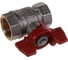 Шаровой кран RuB, 1/2" DN15 PN30, ВР-ВР, серия VENEZIA (S.50), бабочка S50D16 2