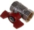 Шаровой кран RuB, 1/2" DN15 PN30, ВР-ВР, серия VENEZIA (S.50), бабочка S50D16 3