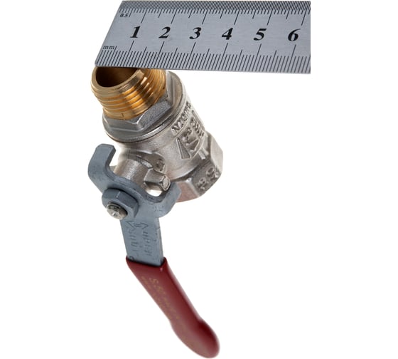 Шаровой кран RuB, 1/2" DN15 PN30, ВР-НР, серия VENEZIA (S.50), ручка S50D20