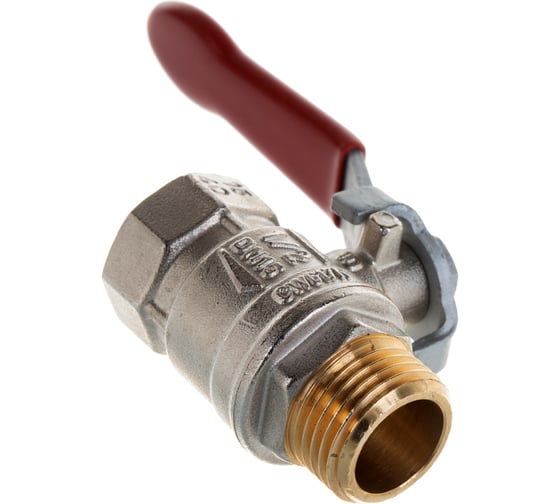 Шаровой кран RuB, 1/2" DN15 PN30, ВР-НР, серия VENEZIA (S.50), ручка S50D20