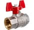 Шаровой кран RuB, 1/2" DN15 PN40, ВР-ВР, серия MILANO (S.90), бабочка S90D16 3