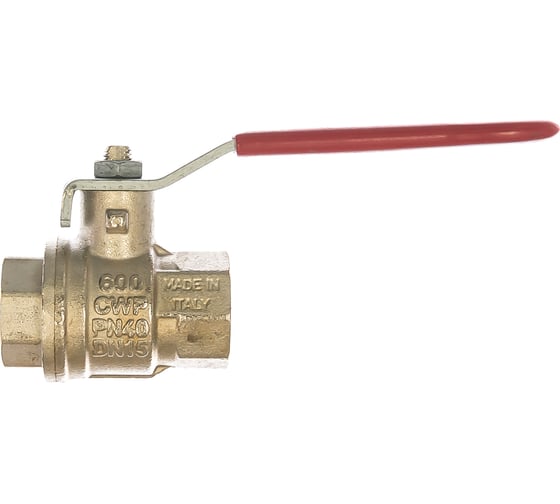 Шаровой кран RuB, 1/2" DN15 PN40, ВР-ВР, серия MILANO (S.90), ручка S90D00
