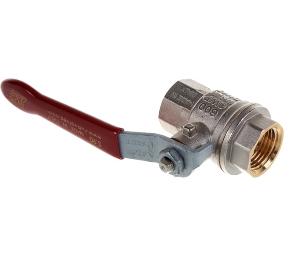 Шаровой кран RuB, 1/2" DN15 PN40, ВР-ВР, серия MILANO (S.90), ручка S90D00