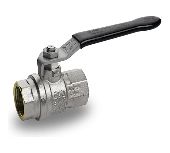 Шаровой кран RuB, 1/4" DN8 PN40, ВР-ВР, серия VERONA (S.85), усиленный, ручка S85B01 1