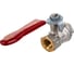 Шаровой кран RuB, 1/4" DN8 PN40, ВР-ВР, серия MILANO (S.90), ручка S90B00 2