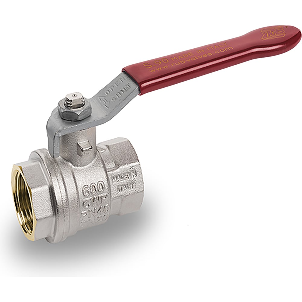 Шаровой кран RuB, 3" DN80 PN30, ВР-ВР, серия MILANO (S.90), ручка ...