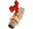 Шаровой кран RuB с накидной гайкой ("американка"), 3/4" DN20 PN40, ВР-ВР, серия MILANO (S.90) S90E36 3