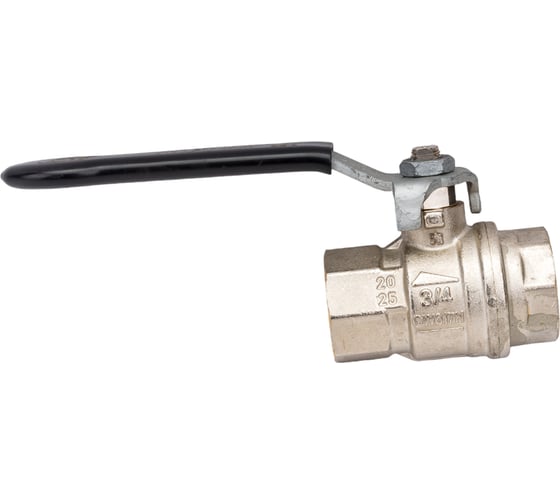 Шаровой кран RuB, 3/4" DN20 PN40, ВР-ВР, серия VERONA (S.85), усиленный, ручка S85E01 1