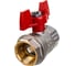 Шаровой кран RuB, 3/4" DN20 PN40, ВР-ВР, серия MILANO (S.90), бабочка S90E16 2