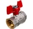 Шаровой кран RuB, 3/4" DN20 PN40, ВР-ВР, серия MILANO (S.90), бабочка S90E16 3
