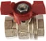 Шаровой кран RuB, 3/4" DN20 PN40, ВР-ВР, серия MILANO (S.90), бабочка S90E16 5