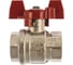 Шаровой кран RuB, 3/4" DN20 PN40, ВР-ВР, серия MILANO (S.90), бабочка S90E16 6