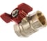 Шаровой кран RuB, 3/4" DN20 PN40, ВР-ВР, серия MILANO (S.90), бабочка S90E16 7