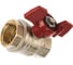 Шаровой кран RuB, 3/4" DN20 PN40, ВР-ВР, серия MILANO (S.90), бабочка S90E16 8