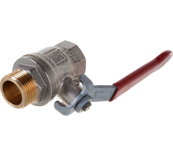 Шаровой кран RuB, 3/4" DN20 PN40, ВР-НР, серия MILANO (S.90), ручка S90E20