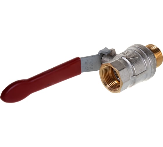 Шаровой кран RuB, 3/4" DN20 PN40, ВР-НР, серия MILANO (S.90), ручка S90E20