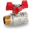 Шаровой кран RuB, 3/8" DN10 PN30, ВР-НР, серия VENEZIA (S.50), бабочка S50C26 1