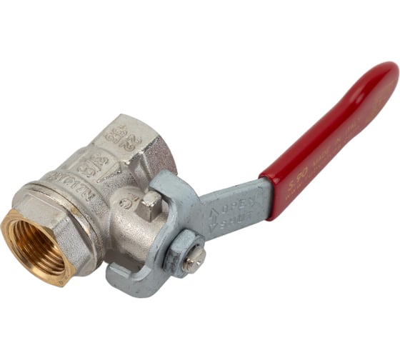 Шаровой кран RuB, 3/8" DN10 PN40, ВР-ВР, серия MILANO (S.90), ручка S90C00