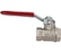 Шаровой кран RuB, 3/8" DN10 PN40, ВР-ВР, серия MILANO (S.90), ручка S90C00 2