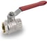 Шаровой кран RuB, 3/8" DN10 PN40, ВР-ВР, серия MILANO (S.90), ручка S90C00 1