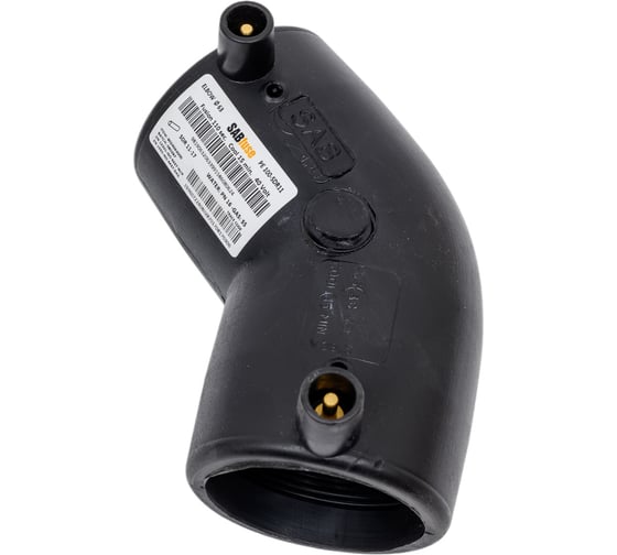 Электросварной отвод 45 SABfuse PN16 PE100 D63 8024063000