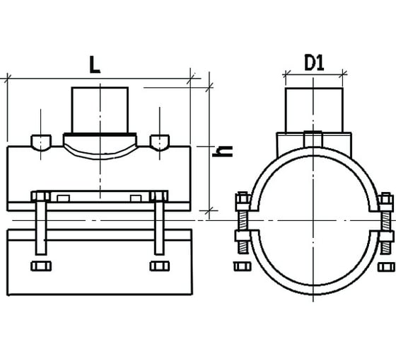 Электросварная седёлка SABfuse PN16 D63X32 8070063032